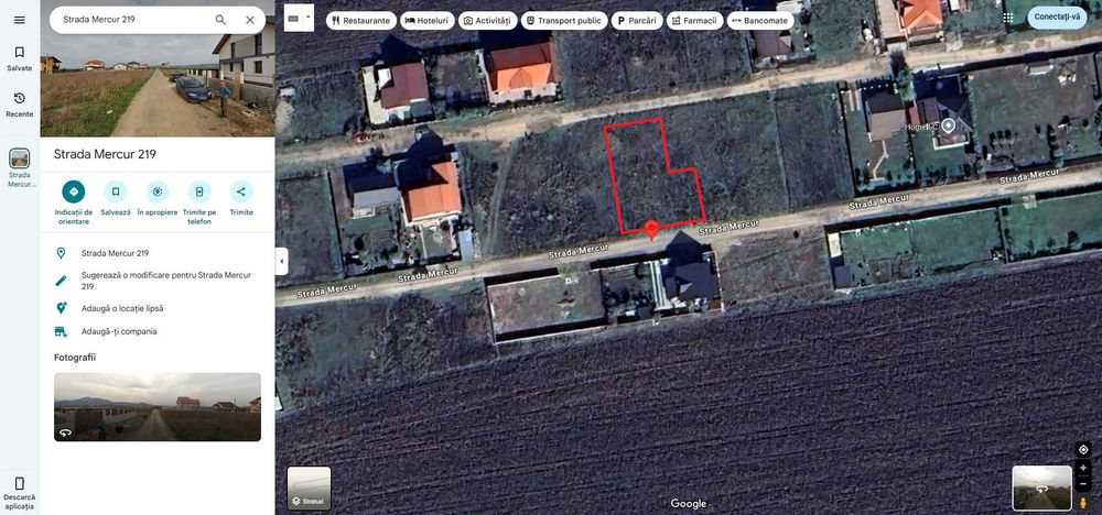 Teren 781 mp în Cartier Raza Soarelui