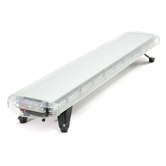 Аварийна сигнална лампа маяк буркан, 120 см, 12V 24V, 15 режима, жълта