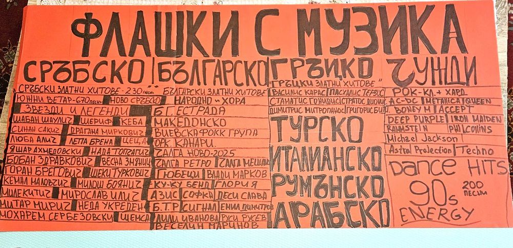 Флашки и Дискове с музика