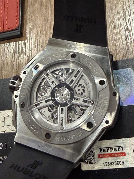 Hublot Big Bang Ferrari (Unico / skeleton) ЛИМИТИРАН