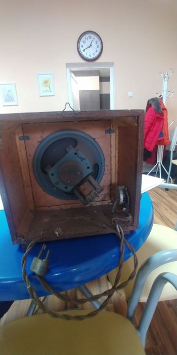 Ретро радиоточка дървена