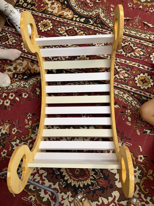 Balansoar Montessori si placa de echilibru set