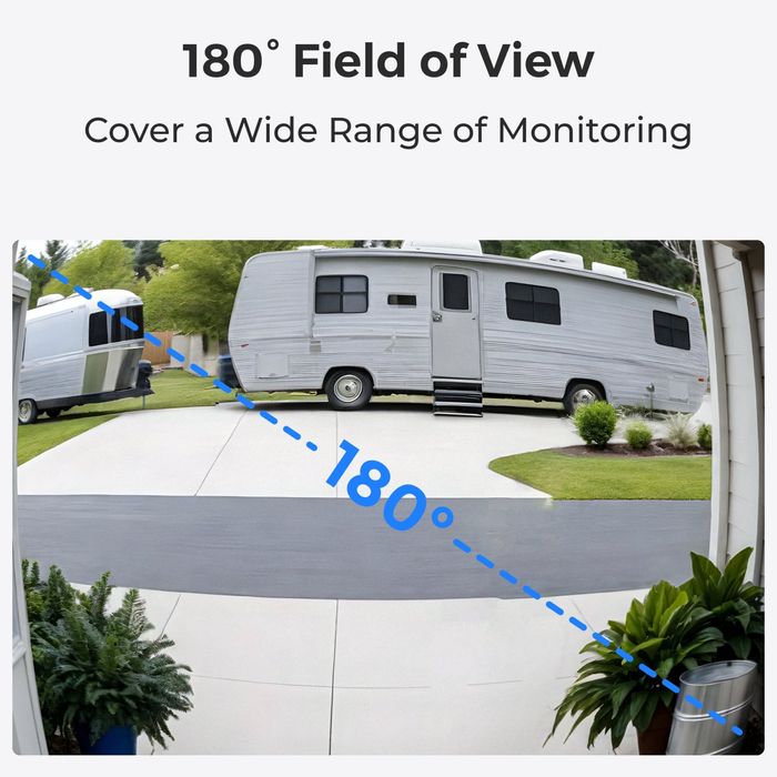 Sonerie Video Reolink D340W, WiFi, vedere nocturna, camera 5MP