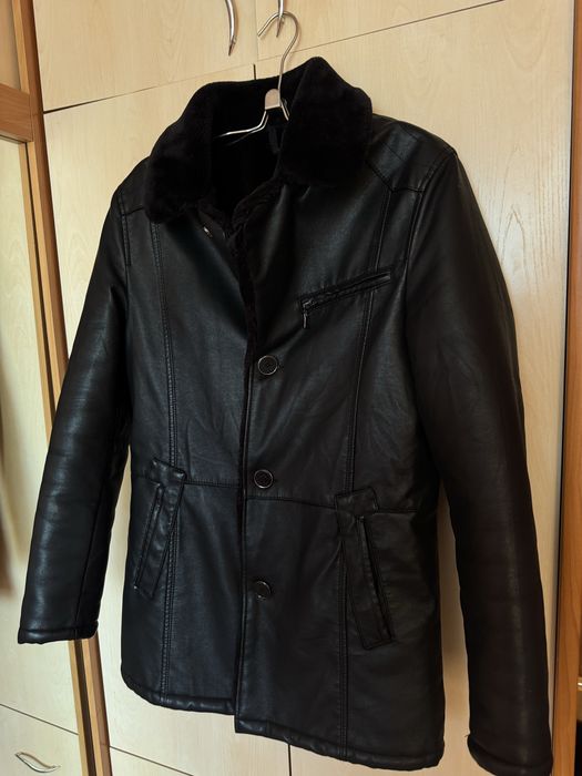 Дубленка зимняя, на парня, подростка