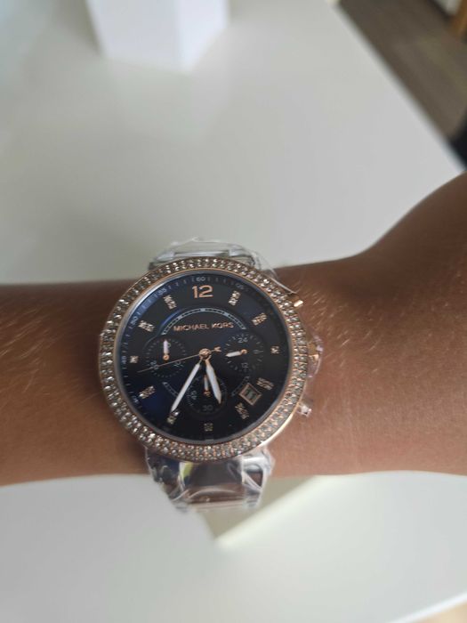 Ceas dama Michael Kors MK6141, argintiu/roze, nou, sigilat, nepurtat
