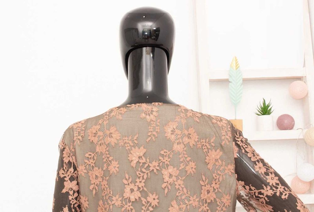 TWINSET Simona Barbieri оригинална дамска дантелена рокля L