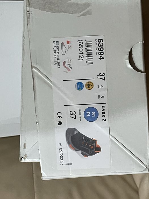 Pantofi protectie , uvex , S1, nr. 37