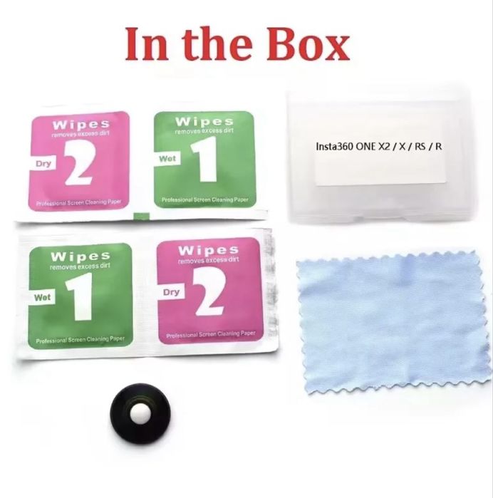 Insta 360 x2, ONE/R, RS, kamera uchun oynak. Himoya oynasi emas kamera