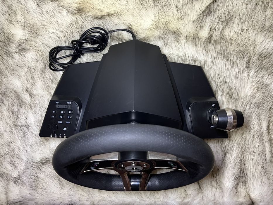 Volan gaming Xtreme Hurricane Wheel + pedale, cu factură – stare foarte bună