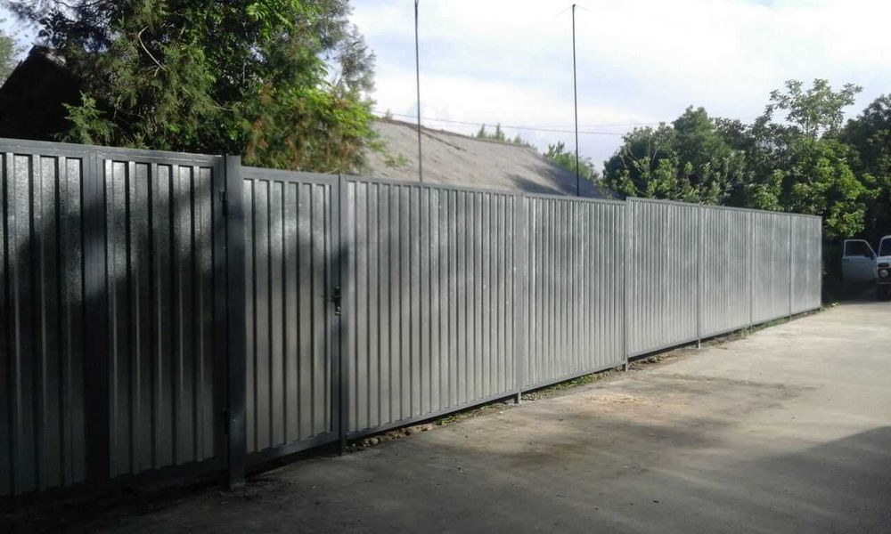 Монтаж Заборов из профнастила от 12 000 тг/кв.м