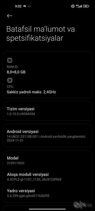 Xiaomi 11 lite 5 G