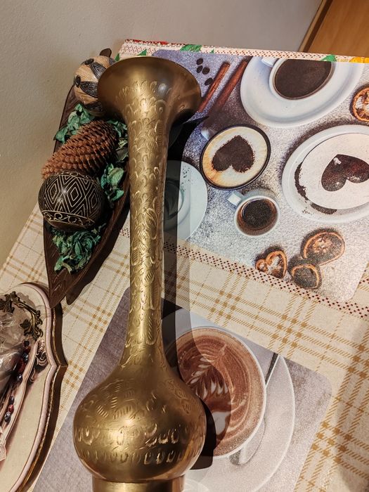 Vază India cu gravură