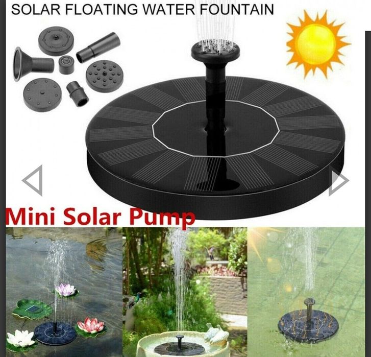 Декоративен соларен фонтан