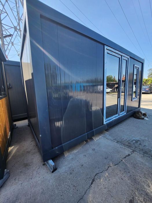 Case modulare pe structura metalica