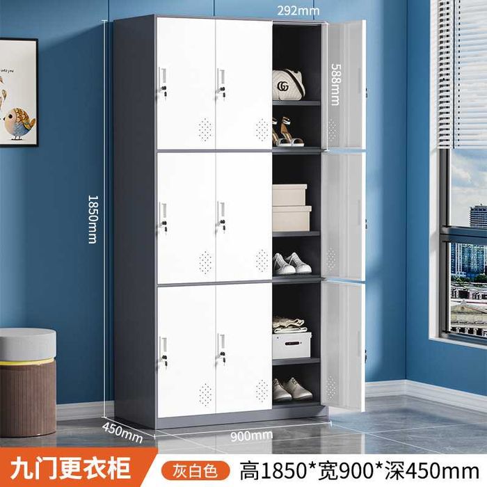 Kiyimlar uchun locker / oson ochiladigan, shamollatish teshikli shkaf