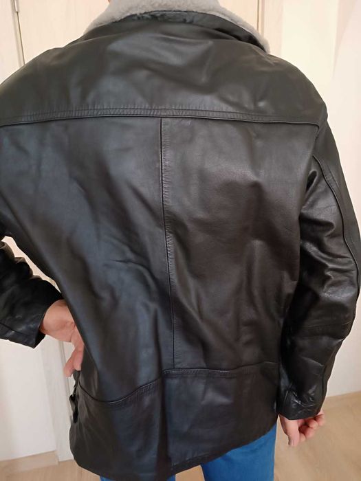 Мъжко яке/шуба. Естествена кожа. Златна белка ООД Сливен