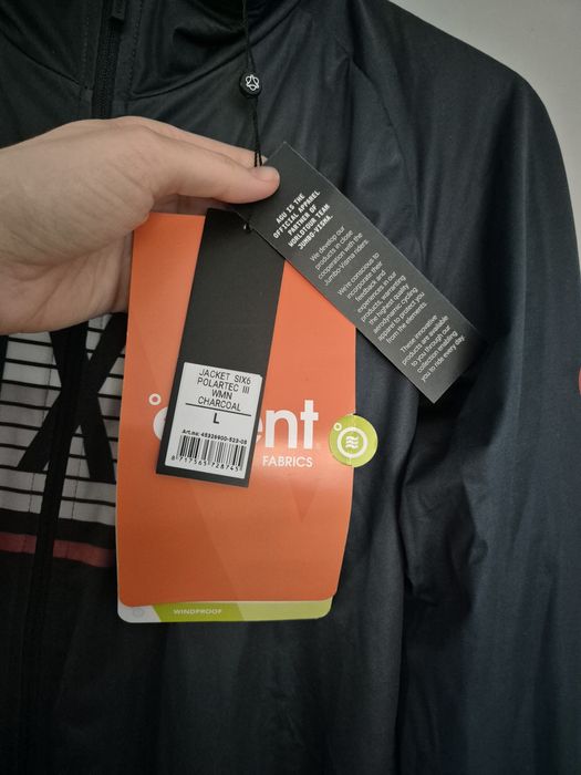 Jacheta hanorac bluza dama ciclism AGU Polartec noua cu etichetă nr L