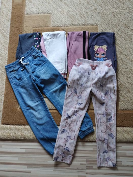 Сет есенно-зимни дрехи, размер 134 за момиче и ПОДАРЪЦИ