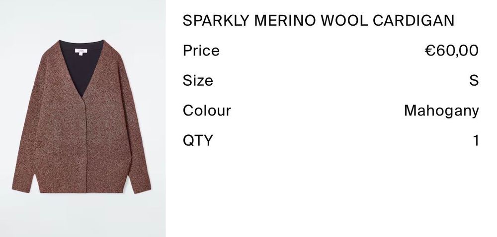 Дамска жилетка COS