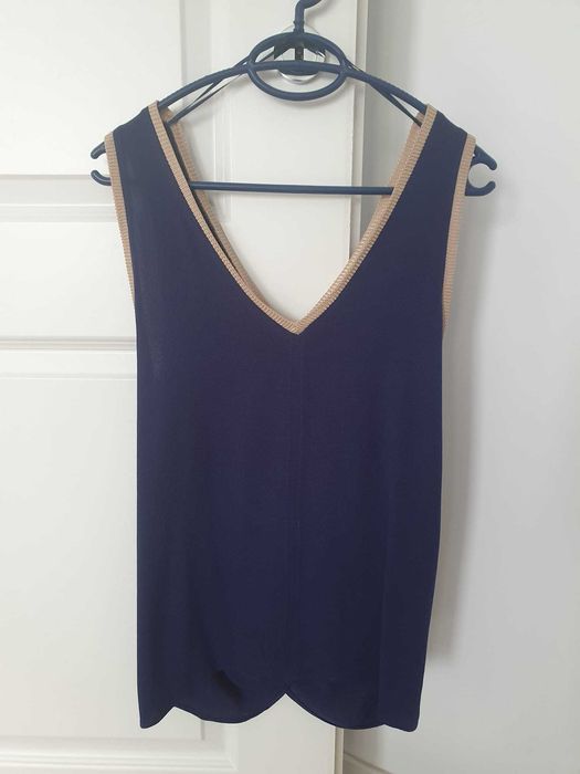 Top (tricou model deosebit) Massimo Dutti , marime S (36)