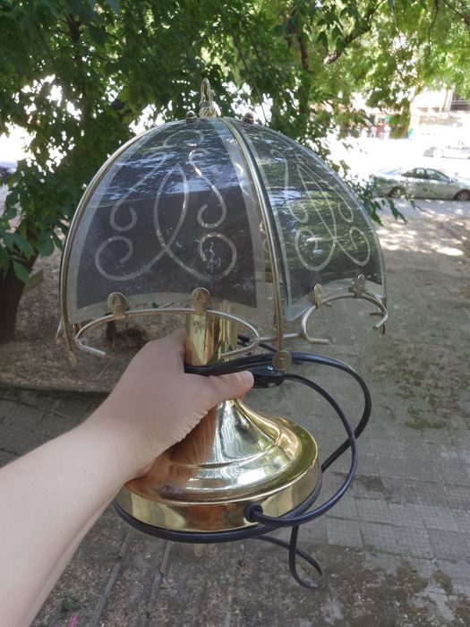 Ретро лампи стъкло и метал