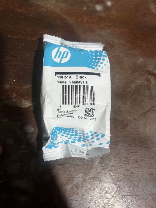 черная печатающая головка HP M0H51A.
