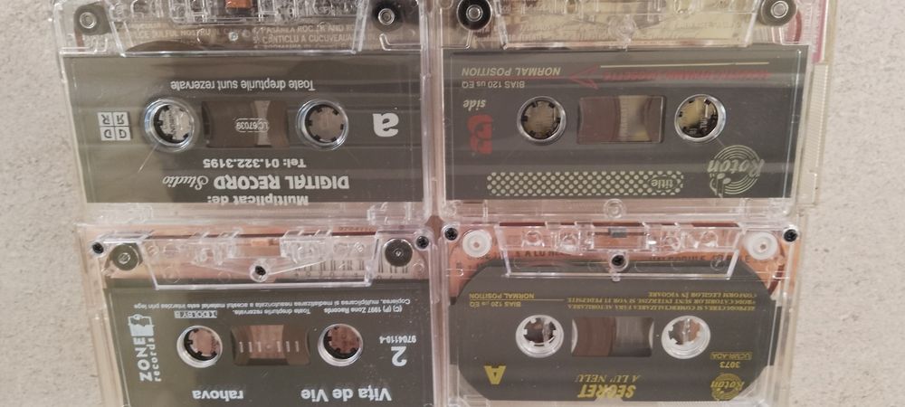 Casete audio cu muzica românească . Phoenix, I.R.I.S.,  Laurențiu Cazan,  Școala Vedetelor, etc .muzica buna , de colectie