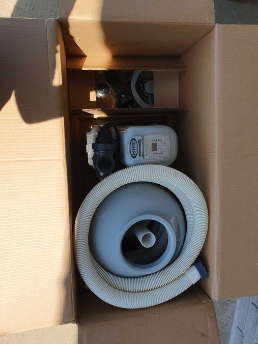 Filtru de nisip KRYSTAL CLEAR cu debit apa 5700 l/ora + solinator