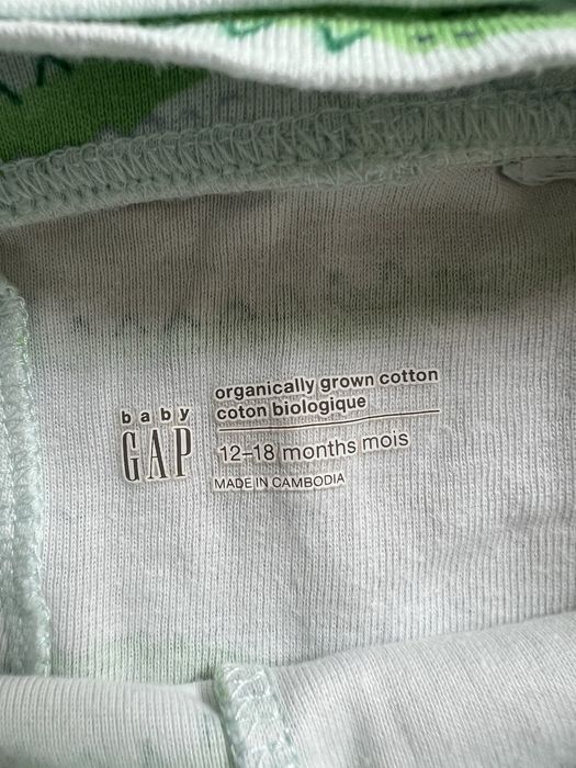 Pijama din 2 piese baby Gap 12-18 luni, din 100% bumbac, de vară.