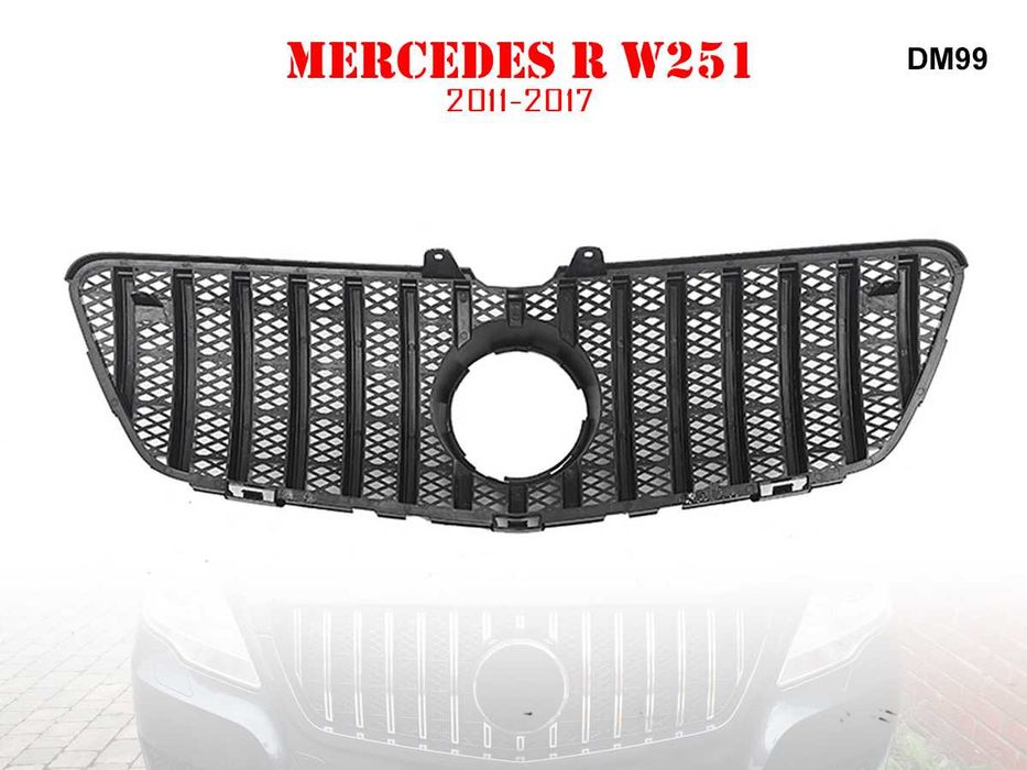 Grilă frontală GT pentru Mercedes R W251 2011-2017