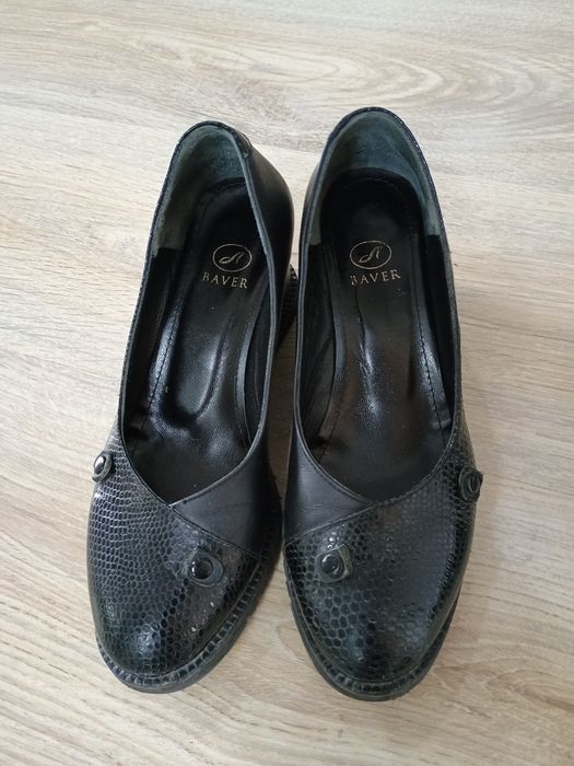 Туфли Бавер, балетки Кожаные. 36 размер