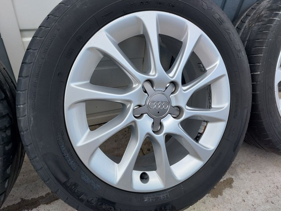 Set jante aliaj originale Audi A3 2012 - 2018 8V0601025BM R16 gaura centrare CB 57.1 mm 6.5 J ET 46