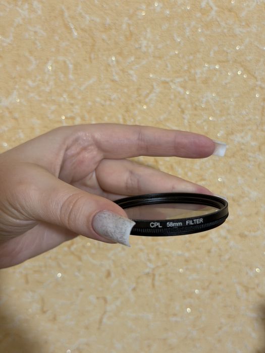 CPL фильтр для объектива 58 мм