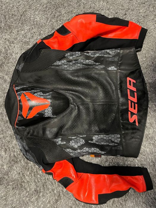Geacă moto SECA portocalie