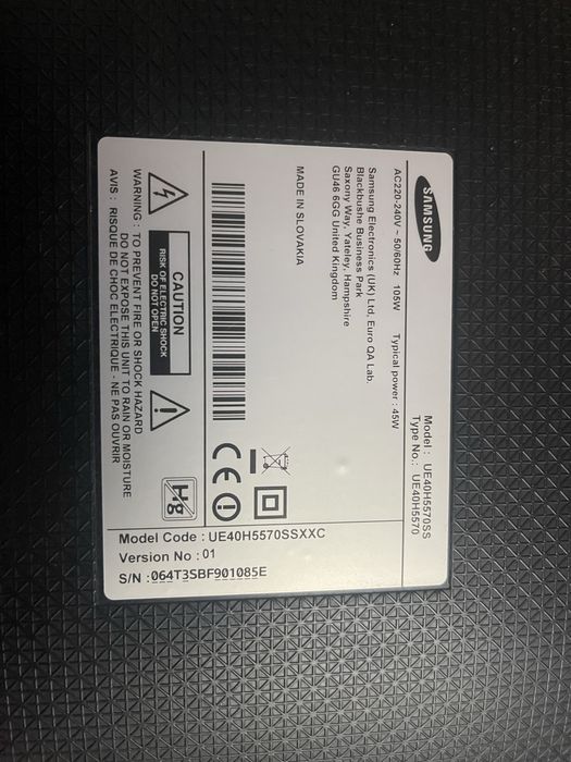 Tv samsung  smart defect lampa se vede in poza defectul, in rest ok!