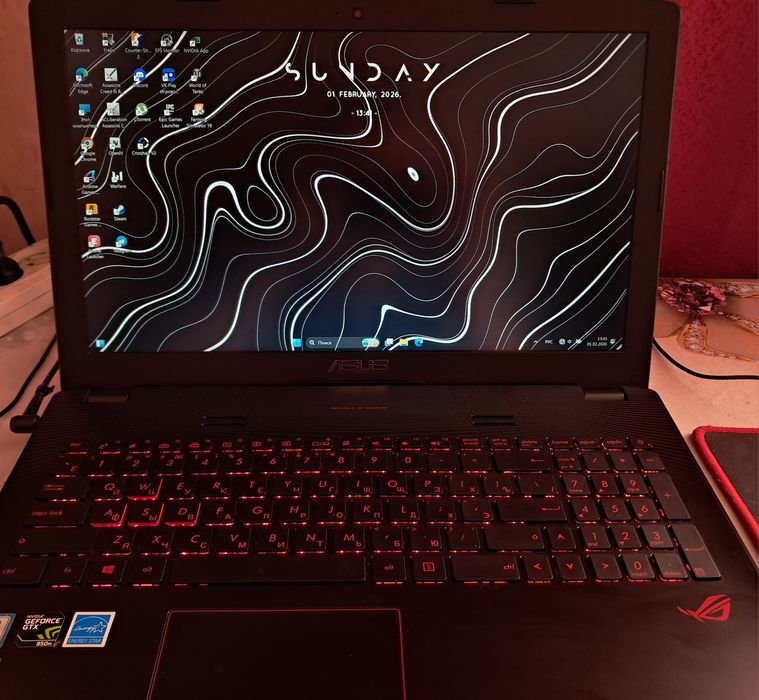 Ноутбук, asus gl552vx