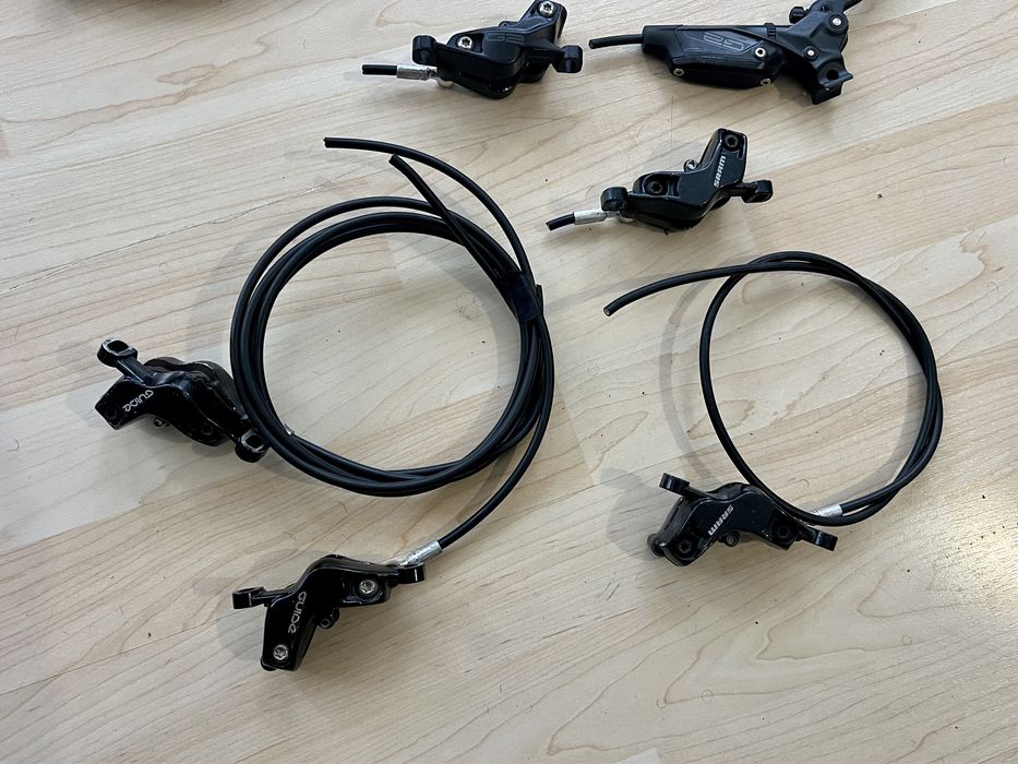 Висок клас 4 бутални хидравлични спирачки Sram RSC/RS/Guide