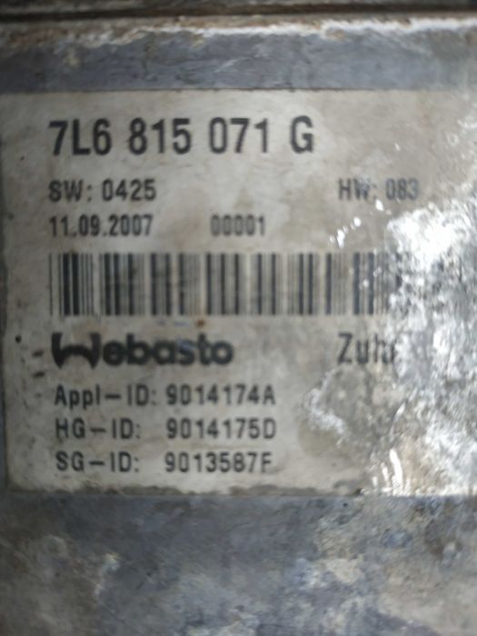 7L6819008H WEBASTO THERMO TOP C печка за VW TOUAREG  2002-2010г