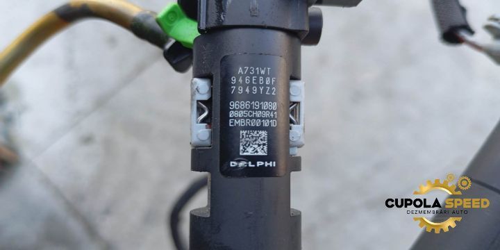 Injector Injectoare DELPHI 9686191080 2.0TDCI Peugeot 5008 1 [facelif