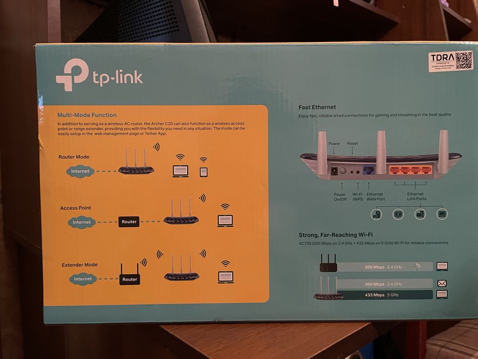 Модем TP Link Archer c20 новый