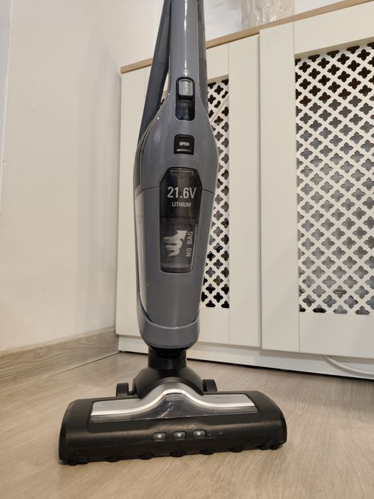 Aspirator Rowenta Dual Force 2 in 1, 48W, 21.6V, 0.6L, Gri