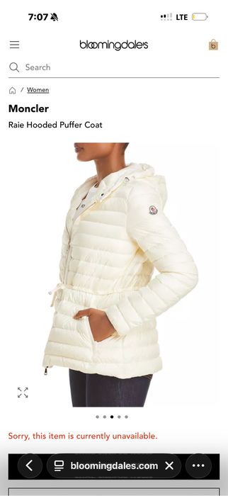 Оригинальный пуховик Moncler