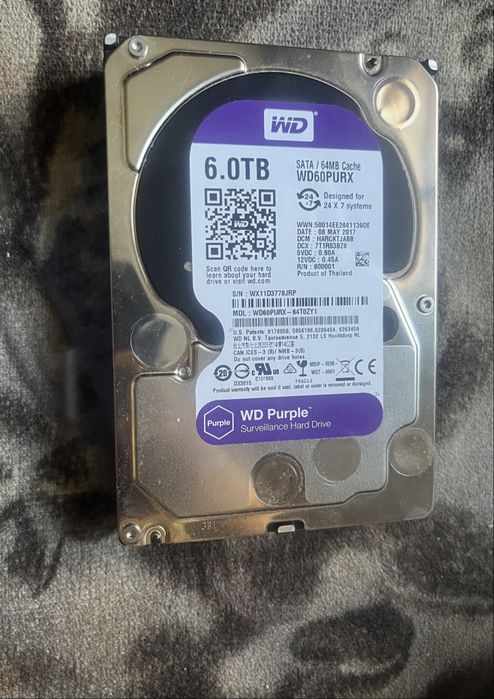 Продам жесткий диск 2 шт, SATA 3ТБ и 6ТБ