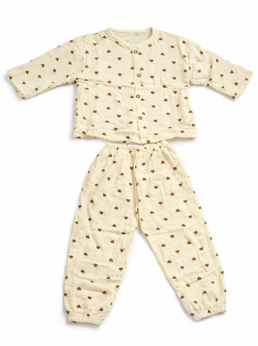 Пижама для девочек, хлопок, муслим