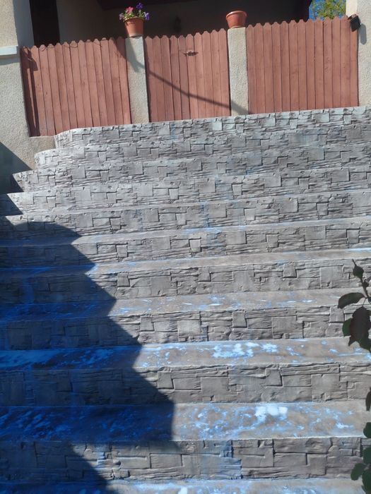 Beton amprentat  durabil