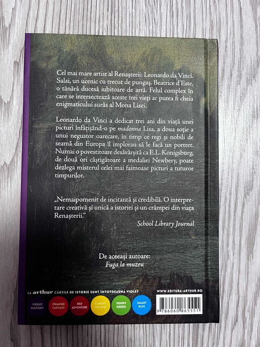 carte intitulata " A doua Gioconda"