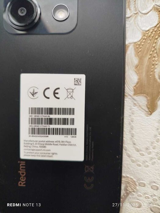 Redmi note 14s 8 ga 128