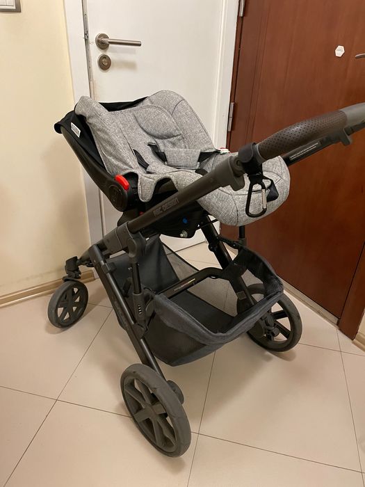 Като нова! Бебешка количка ABC Design Salsa 4 + столче (кош) за кола