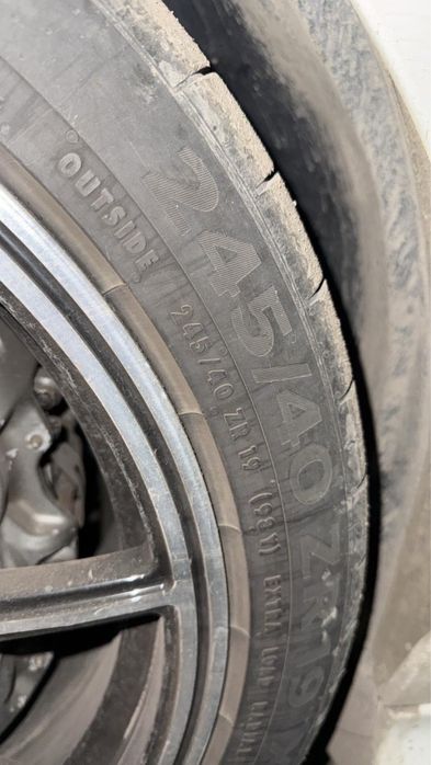 Диски Brabus r19 разноширокие с резиной