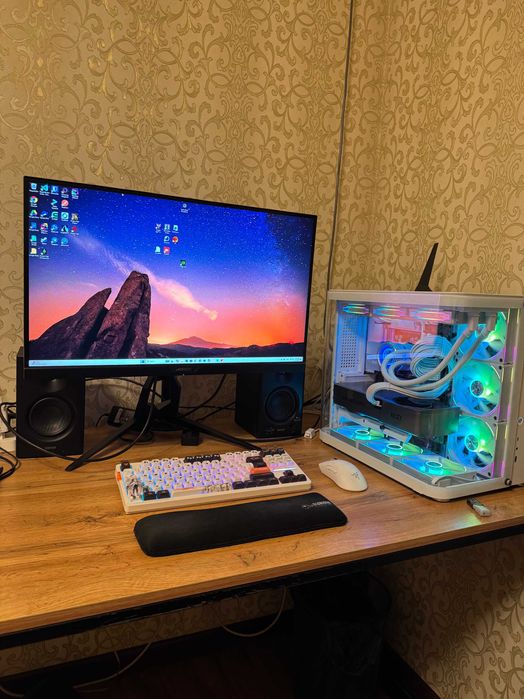 Компьютер для монтажа, рендеринга, игр + Монитор